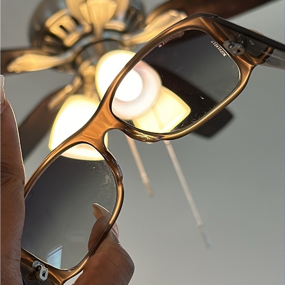 VINTAGE CHANEL Brown Gradient Pearl Cocomark Sunglasses 🕶️✨ - Picture 11 of 16